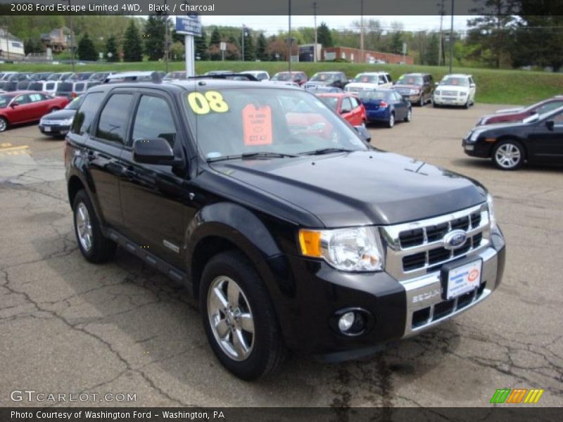 Black / Charcoal 2008 Ford Escape Limited 4WD