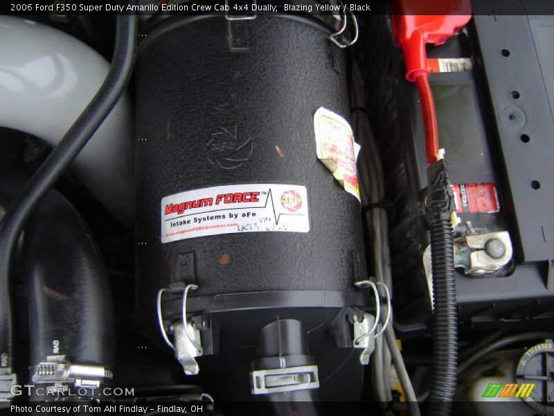 Blazing Yellow / Black 2006 Ford F350 Super Duty Amarillo Edition Crew Cab 4x4 Dually