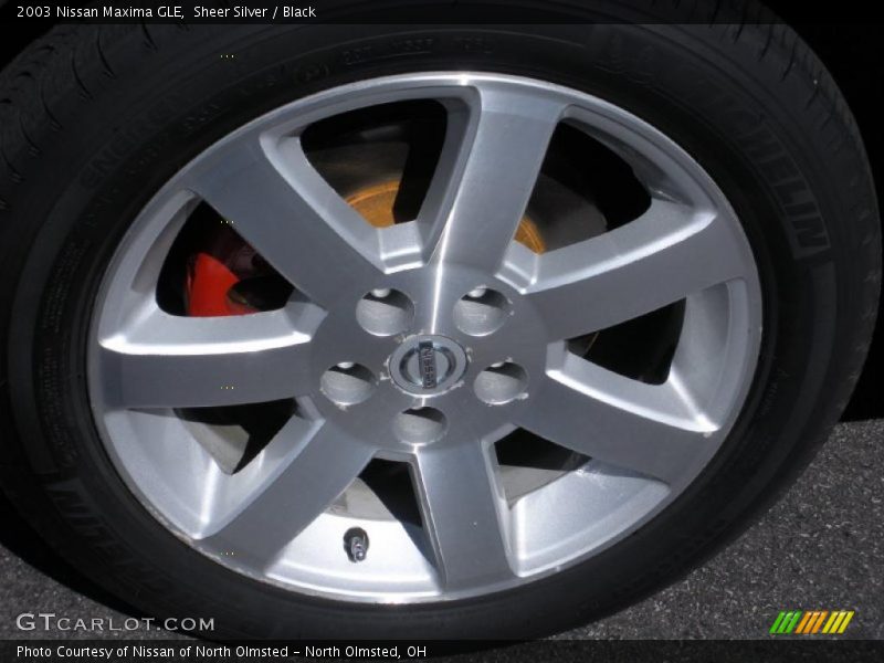 Sheer Silver / Black 2003 Nissan Maxima GLE