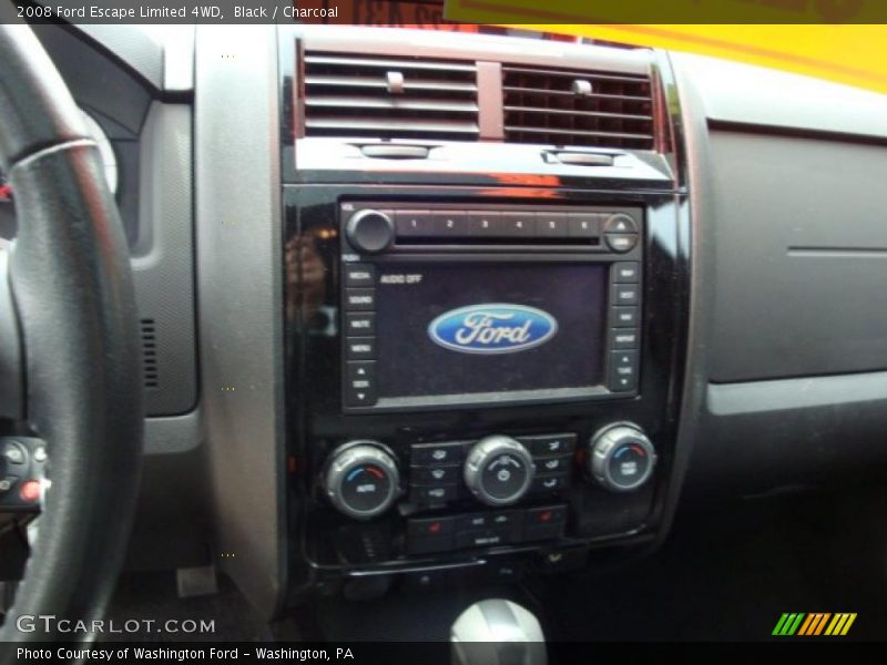 Black / Charcoal 2008 Ford Escape Limited 4WD