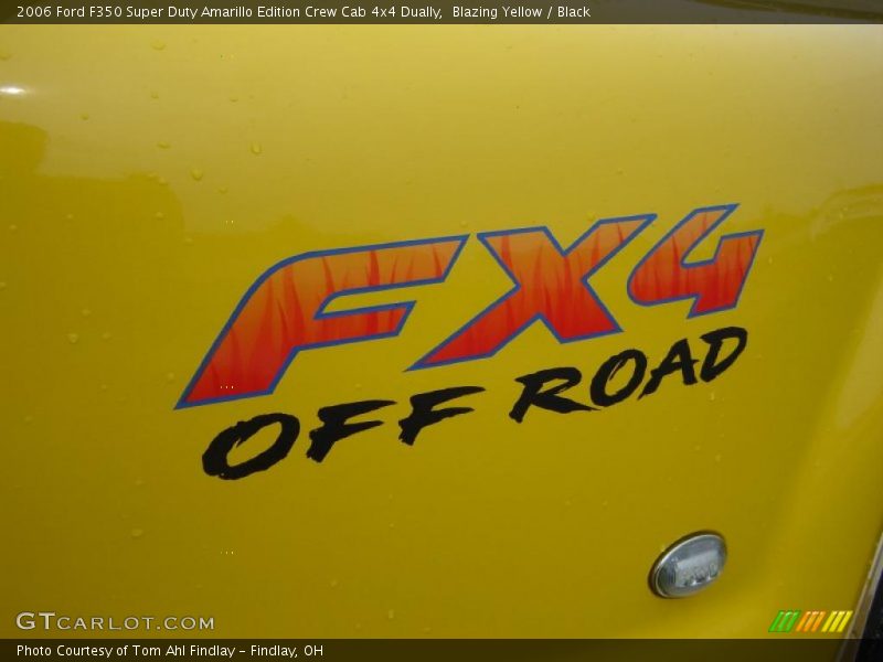 Blazing Yellow / Black 2006 Ford F350 Super Duty Amarillo Edition Crew Cab 4x4 Dually