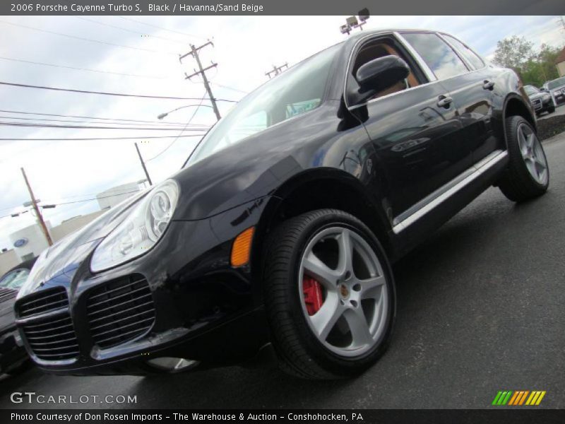 Black / Havanna/Sand Beige 2006 Porsche Cayenne Turbo S