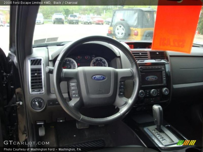 Black / Charcoal 2008 Ford Escape Limited 4WD