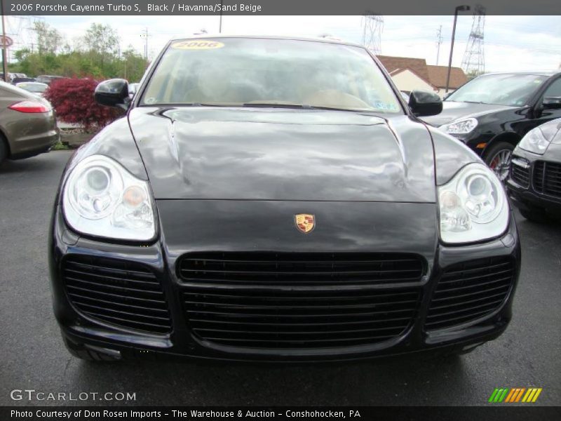 Black / Havanna/Sand Beige 2006 Porsche Cayenne Turbo S