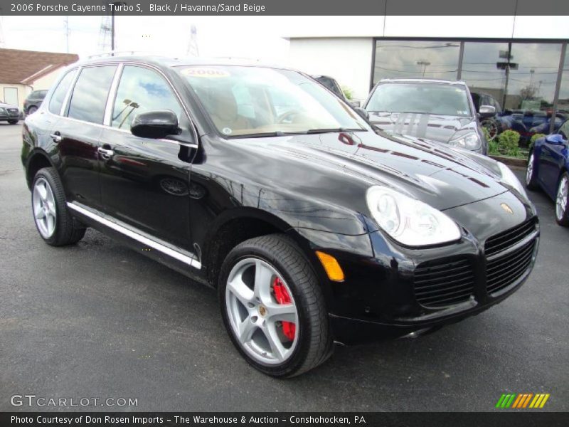 Black / Havanna/Sand Beige 2006 Porsche Cayenne Turbo S