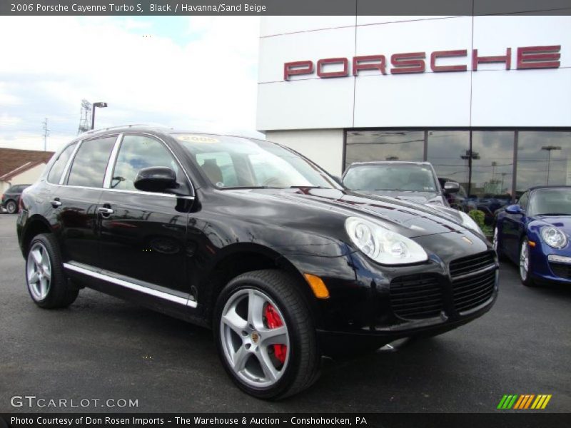 Black / Havanna/Sand Beige 2006 Porsche Cayenne Turbo S