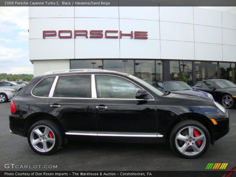 Black / Havanna/Sand Beige 2006 Porsche Cayenne Turbo S