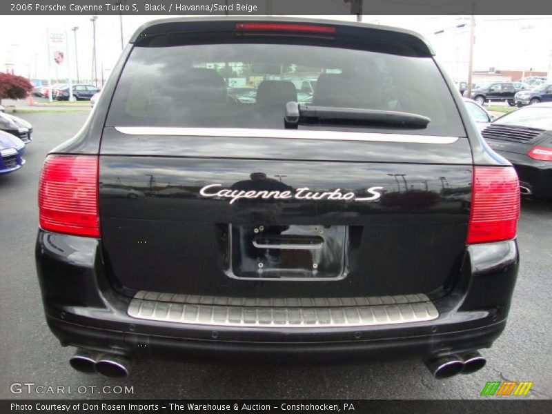 Black / Havanna/Sand Beige 2006 Porsche Cayenne Turbo S