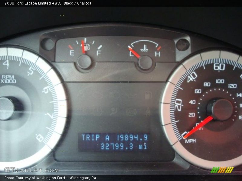 Black / Charcoal 2008 Ford Escape Limited 4WD