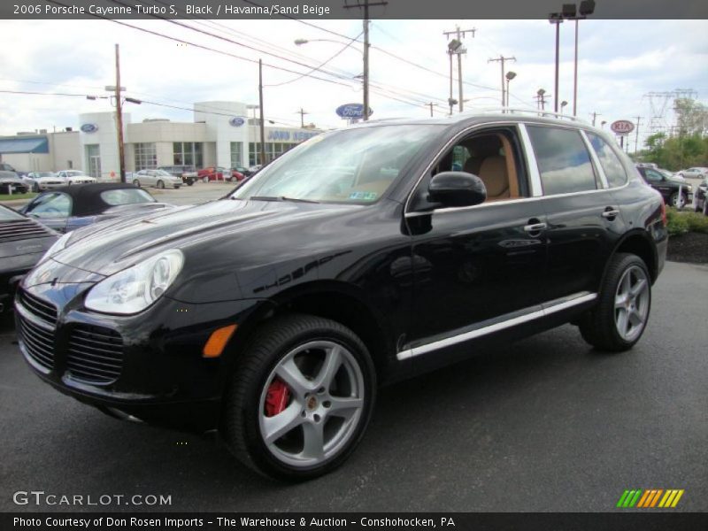 Black / Havanna/Sand Beige 2006 Porsche Cayenne Turbo S