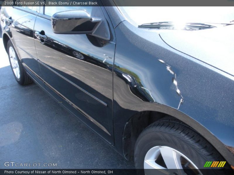 Black Ebony / Charcoal Black 2008 Ford Fusion SE V6
