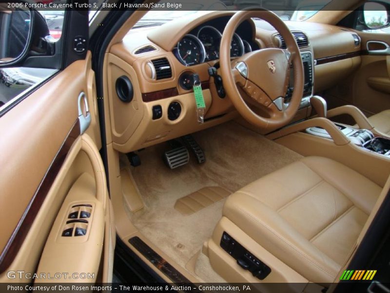 Black / Havanna/Sand Beige 2006 Porsche Cayenne Turbo S