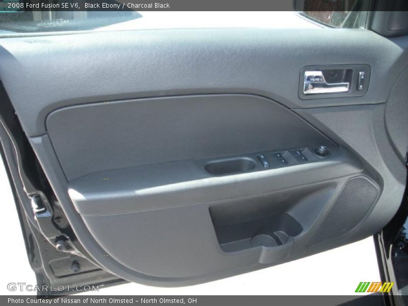 Black Ebony / Charcoal Black 2008 Ford Fusion SE V6