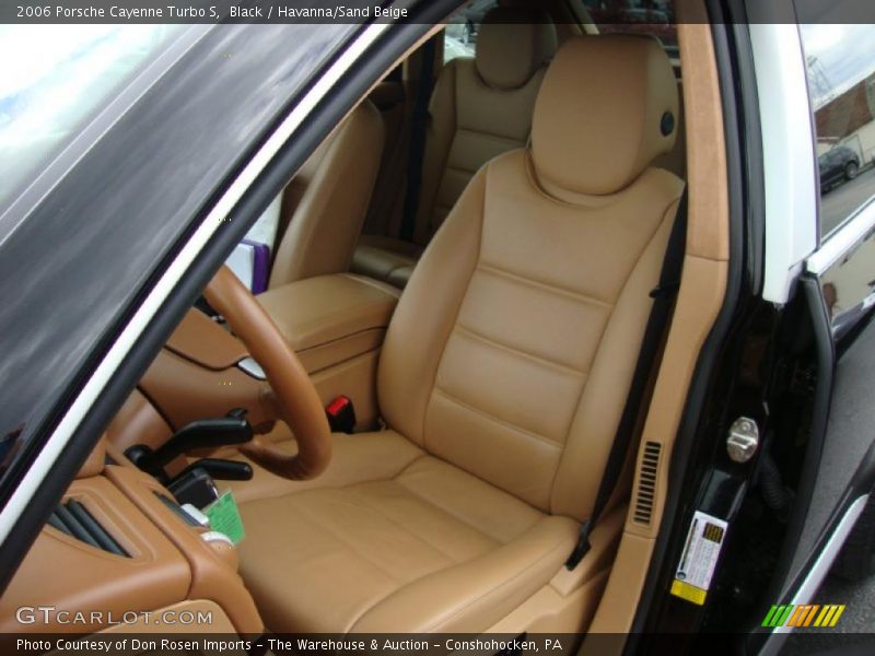 Black / Havanna/Sand Beige 2006 Porsche Cayenne Turbo S