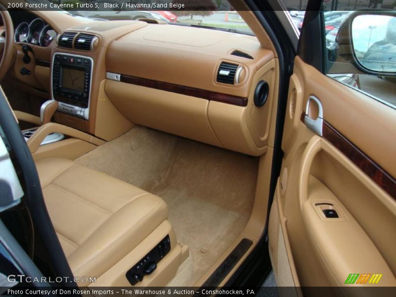 Black / Havanna/Sand Beige 2006 Porsche Cayenne Turbo S