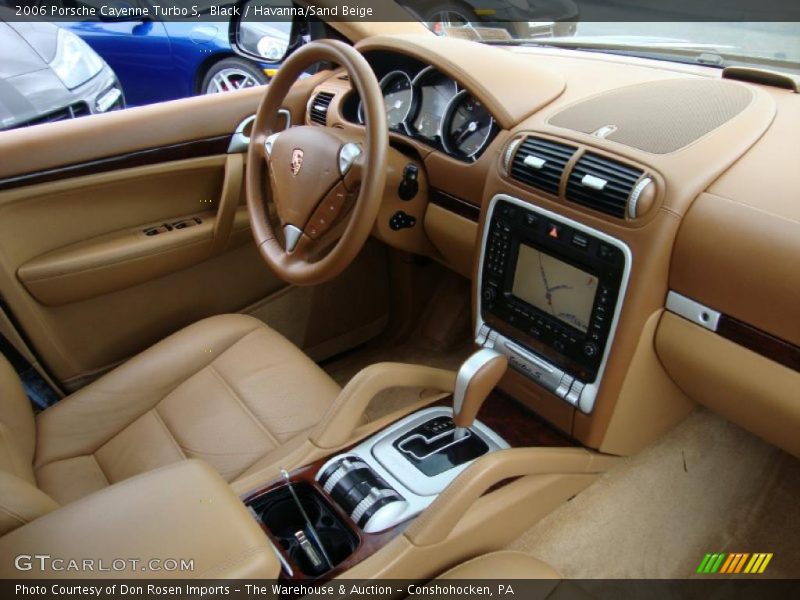 Black / Havanna/Sand Beige 2006 Porsche Cayenne Turbo S