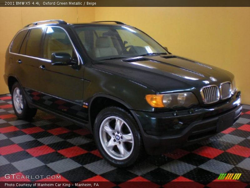 Oxford Green Metallic / Beige 2001 BMW X5 4.4i