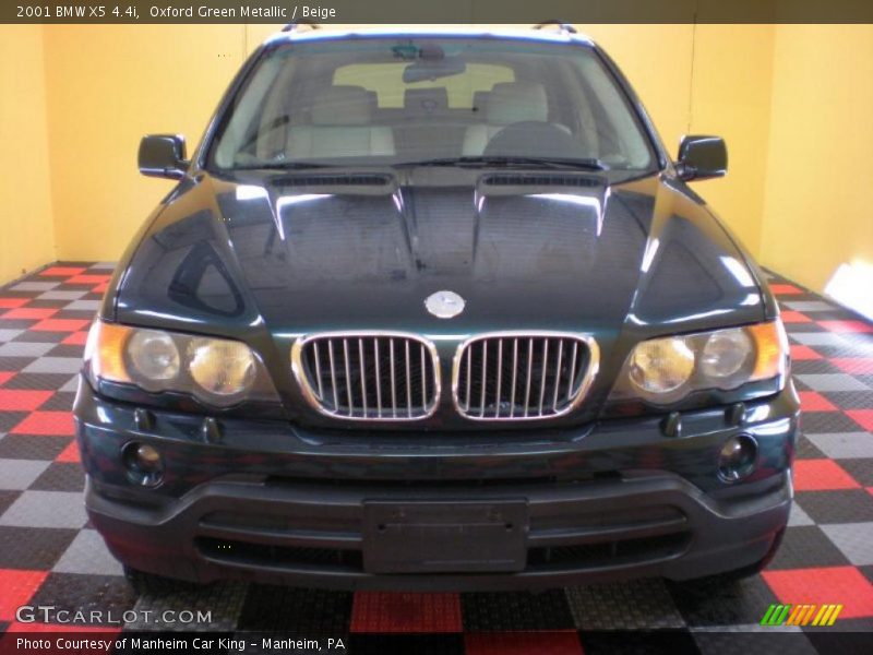 Oxford Green Metallic / Beige 2001 BMW X5 4.4i
