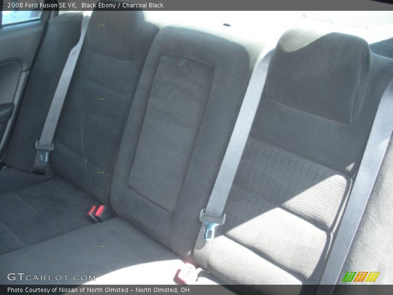 Black Ebony / Charcoal Black 2008 Ford Fusion SE V6
