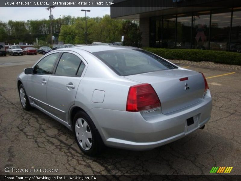 Sterling Silver Metallic / Petrol Gray 2004 Mitsubishi Galant LS