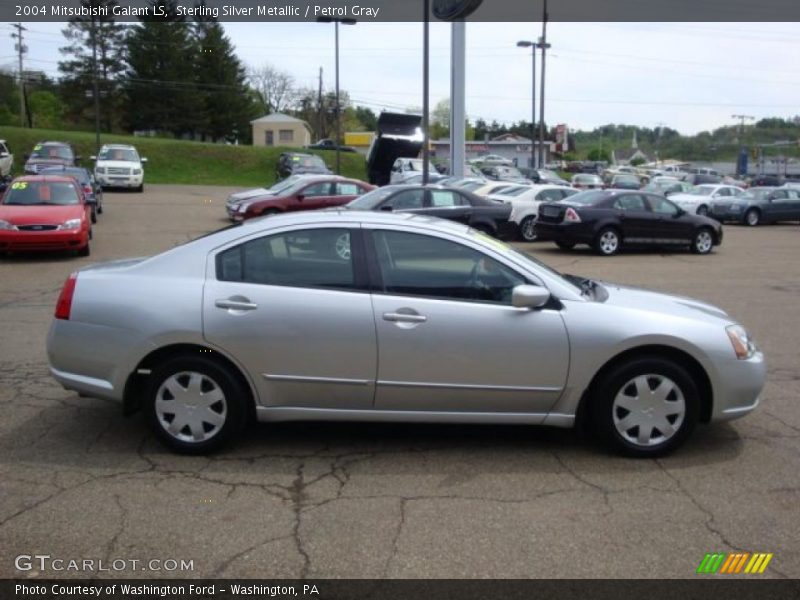 Sterling Silver Metallic / Petrol Gray 2004 Mitsubishi Galant LS