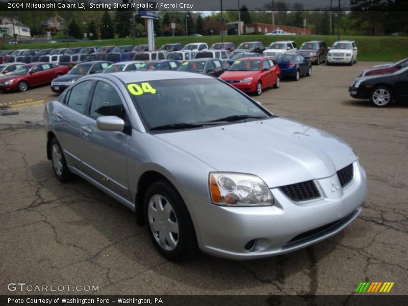 Sterling Silver Metallic / Petrol Gray 2004 Mitsubishi Galant LS