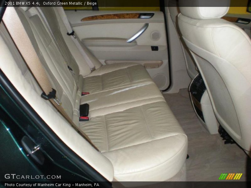 Oxford Green Metallic / Beige 2001 BMW X5 4.4i