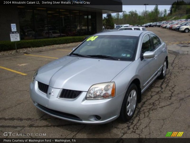 Sterling Silver Metallic / Petrol Gray 2004 Mitsubishi Galant LS