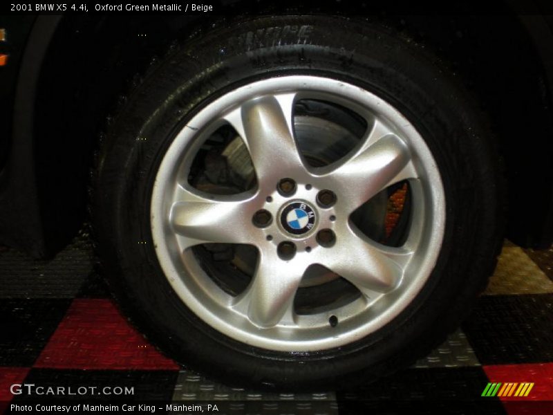 Oxford Green Metallic / Beige 2001 BMW X5 4.4i