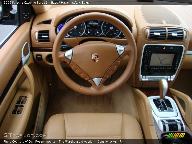 Black / Havanna/Sand Beige 2006 Porsche Cayenne Turbo S