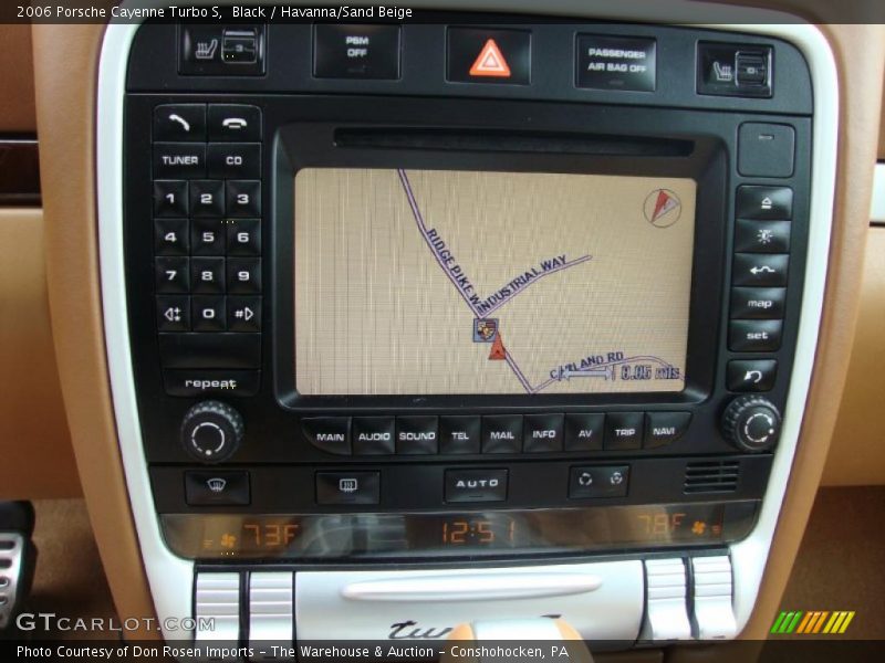 Black / Havanna/Sand Beige 2006 Porsche Cayenne Turbo S