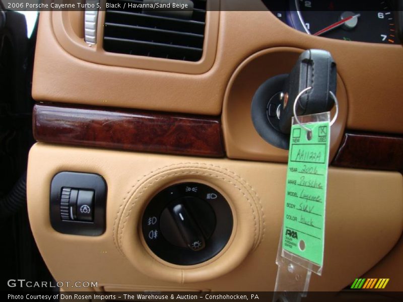 Black / Havanna/Sand Beige 2006 Porsche Cayenne Turbo S