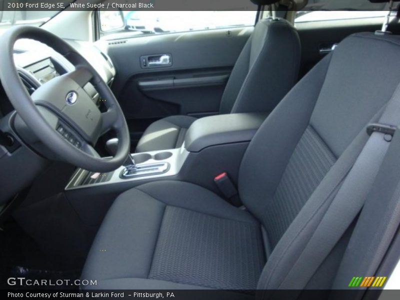 White Suede / Charcoal Black 2010 Ford Edge SE