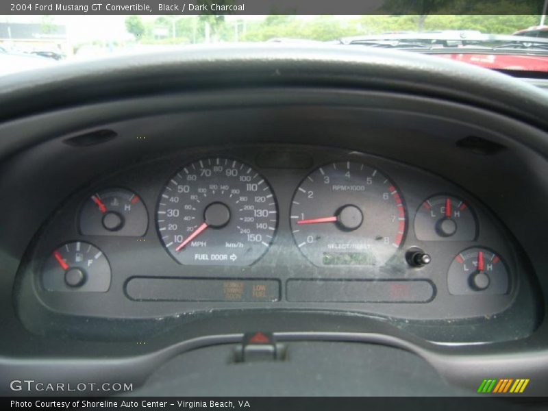 Black / Dark Charcoal 2004 Ford Mustang GT Convertible