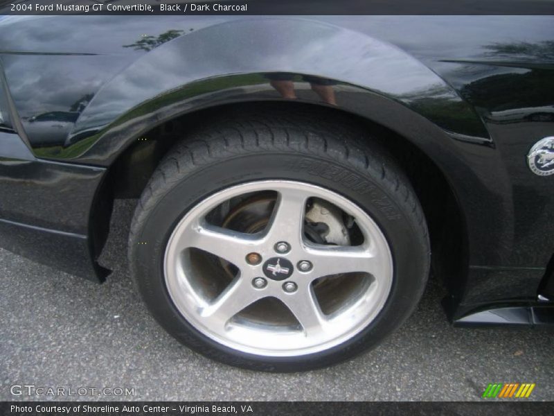 Black / Dark Charcoal 2004 Ford Mustang GT Convertible