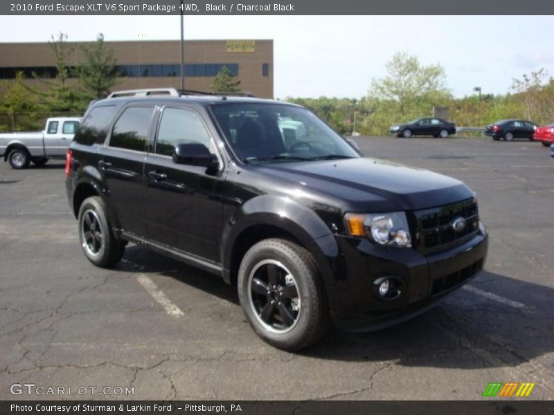 Black / Charcoal Black 2010 Ford Escape XLT V6 Sport Package 4WD