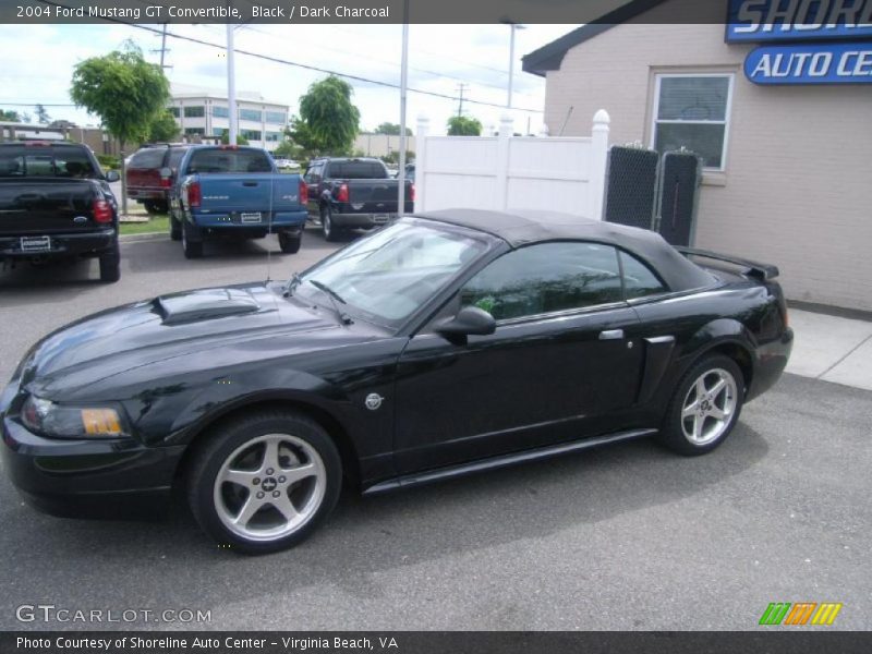 Black / Dark Charcoal 2004 Ford Mustang GT Convertible
