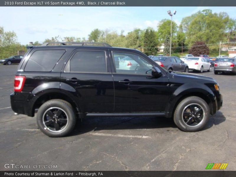 Black / Charcoal Black 2010 Ford Escape XLT V6 Sport Package 4WD