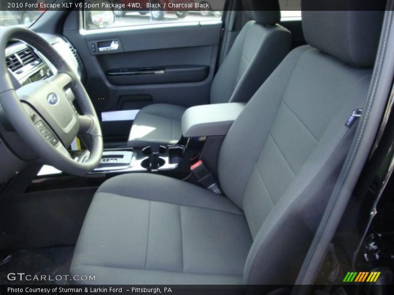Black / Charcoal Black 2010 Ford Escape XLT V6 Sport Package 4WD
