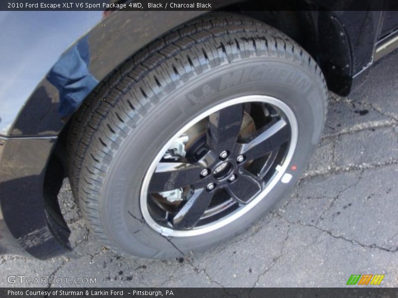 Black / Charcoal Black 2010 Ford Escape XLT V6 Sport Package 4WD