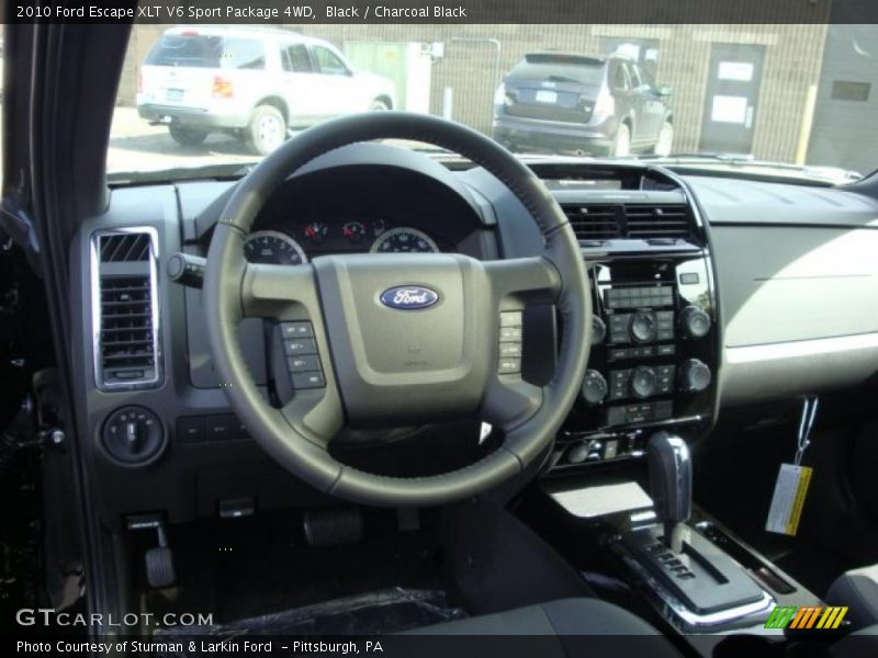 Black / Charcoal Black 2010 Ford Escape XLT V6 Sport Package 4WD