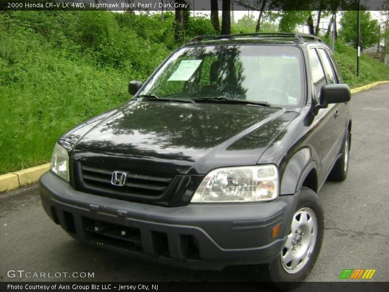 Nighthawk Black Pearl / Dark Gray 2000 Honda CR-V LX 4WD