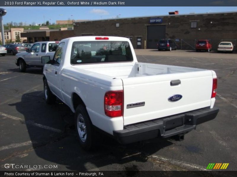 Oxford White / Medium Dark Flint 2010 Ford Ranger XL Regular Cab