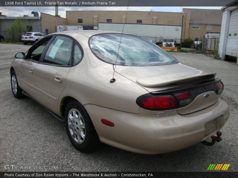 Prairie Tan Metallic / Medium Prairie Tan 1998 Ford Taurus LX