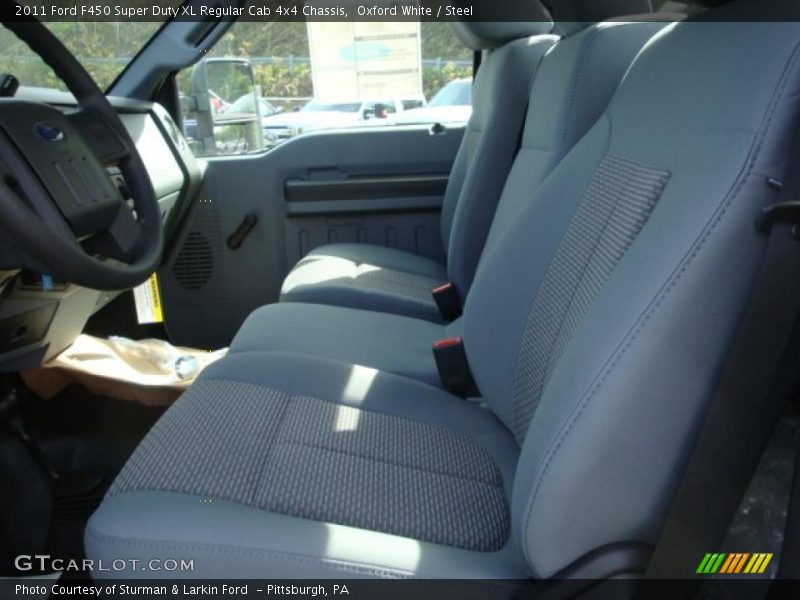 Oxford White / Steel 2011 Ford F450 Super Duty XL Regular Cab 4x4 Chassis