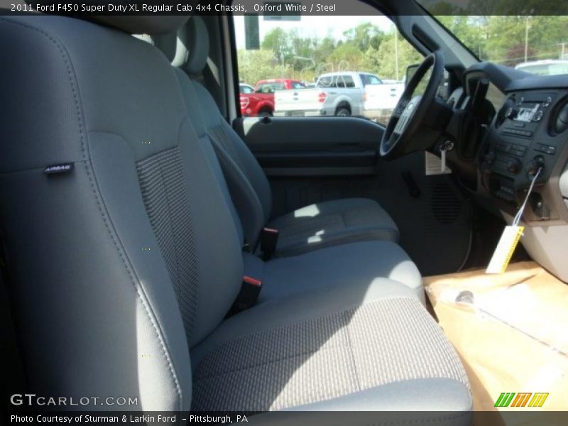 Oxford White / Steel 2011 Ford F450 Super Duty XL Regular Cab 4x4 Chassis