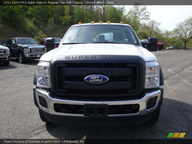 Oxford White / Steel 2011 Ford F450 Super Duty XL Regular Cab 4x4 Chassis