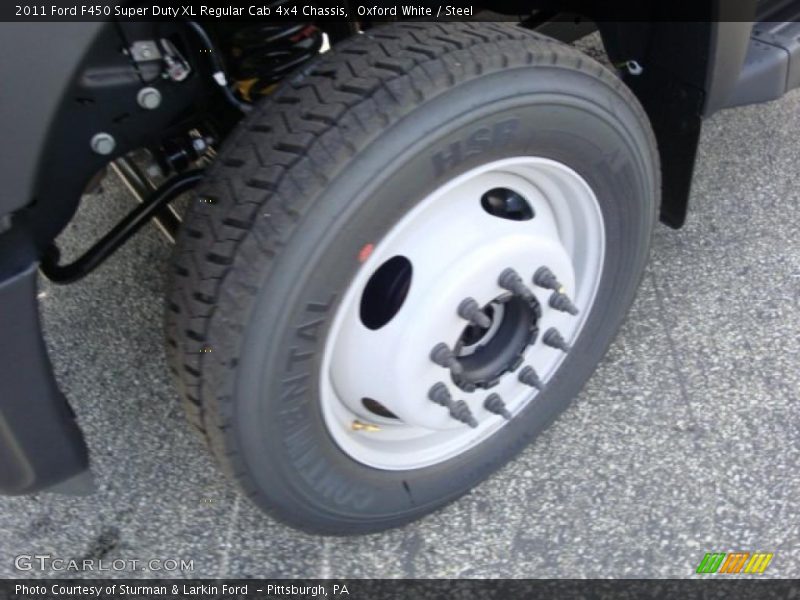 Oxford White / Steel 2011 Ford F450 Super Duty XL Regular Cab 4x4 Chassis
