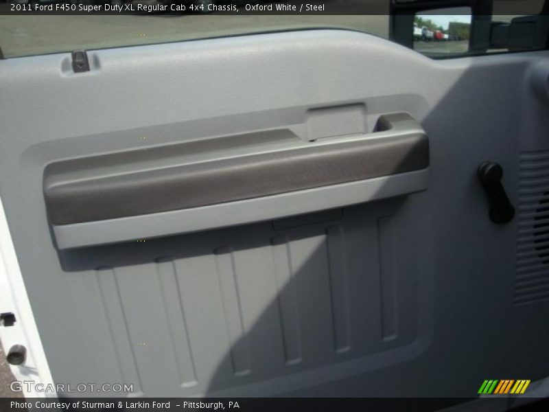 Oxford White / Steel 2011 Ford F450 Super Duty XL Regular Cab 4x4 Chassis