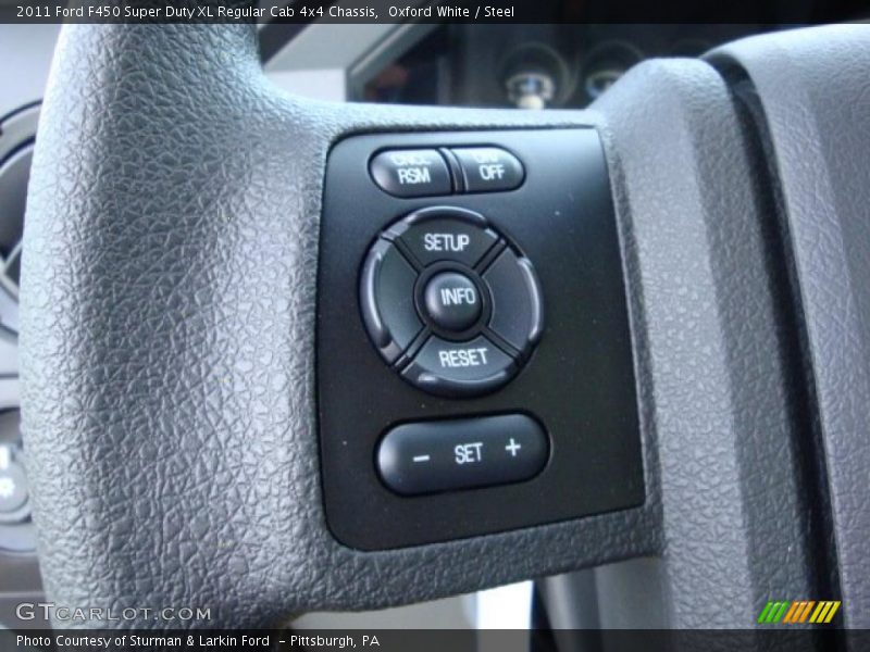 Oxford White / Steel 2011 Ford F450 Super Duty XL Regular Cab 4x4 Chassis